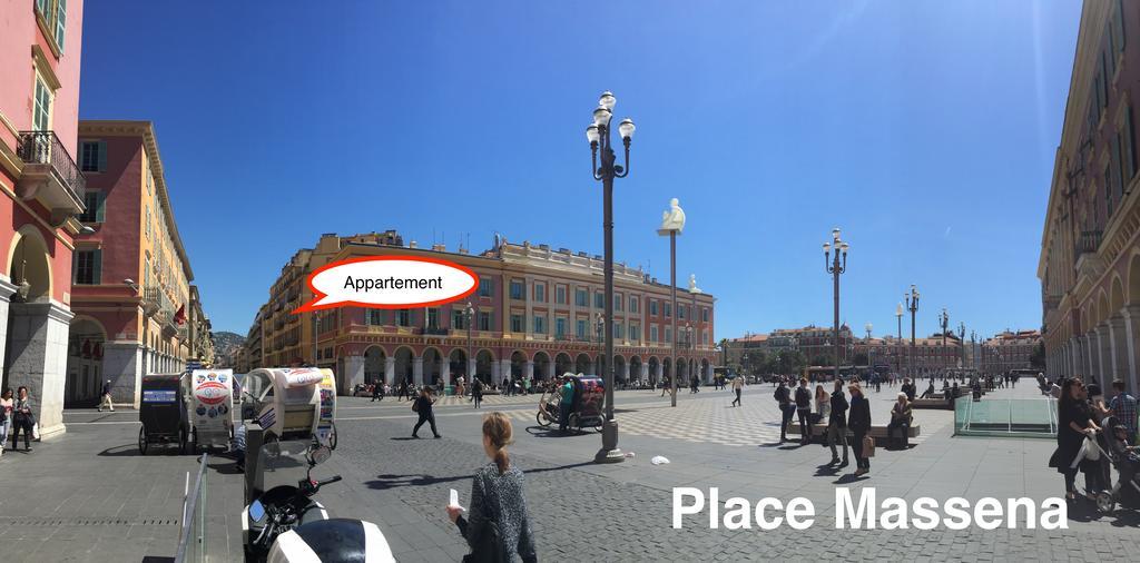 2 Bedrooms Appartement In Central Location On The Famous Place Massena Nice Eksteriør bilde